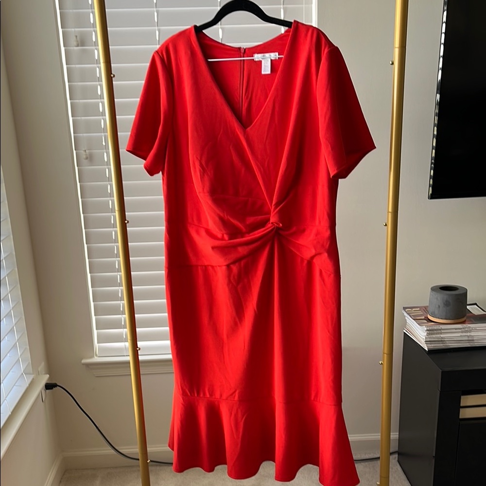 London Times Woman red dress size 18w
